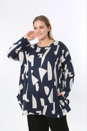 228188 DESENLİ BLUZ