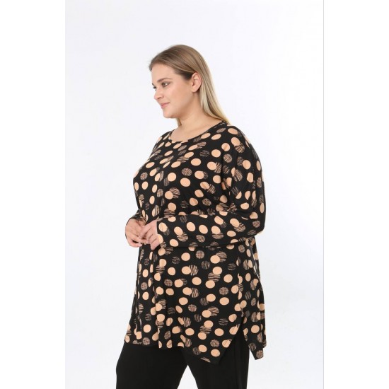 228192 DESENLİ BLUZ