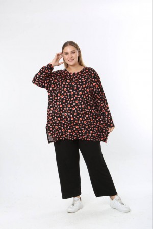 228193 DESENLİ BLUZ