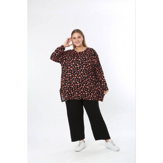 228193 DESENLİ BLUZ