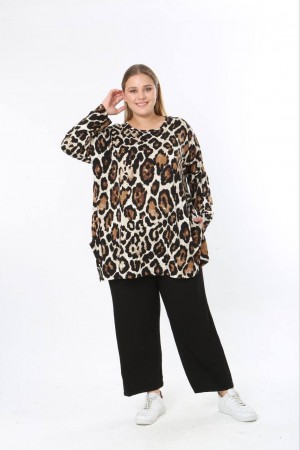 228194 DESENLİ BLUZ