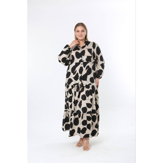 228222 Patterned DRESS