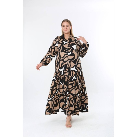 228223 Patterned DRESS