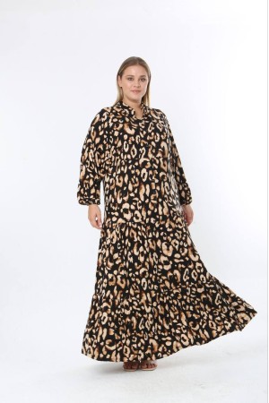 228224 DESENLİ ELBİSE