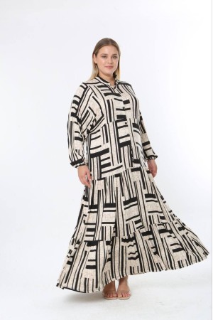 228227 DESENLİ ELBİSE