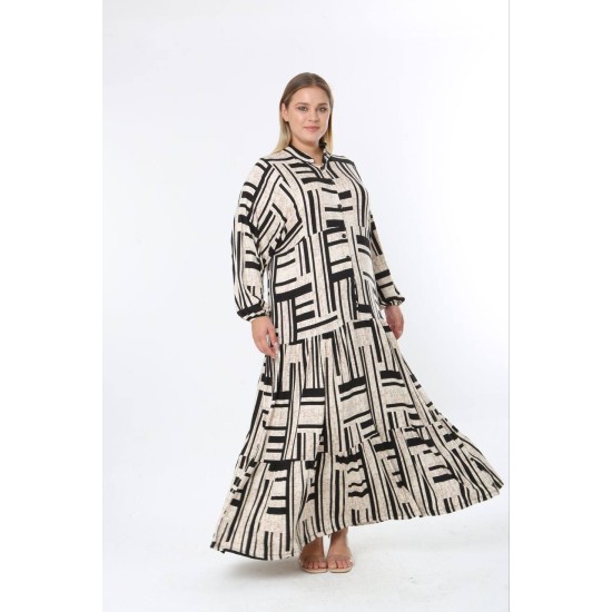 228227 Patterned DRESS