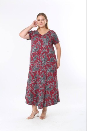 228247 DESENLİ ELBİSE