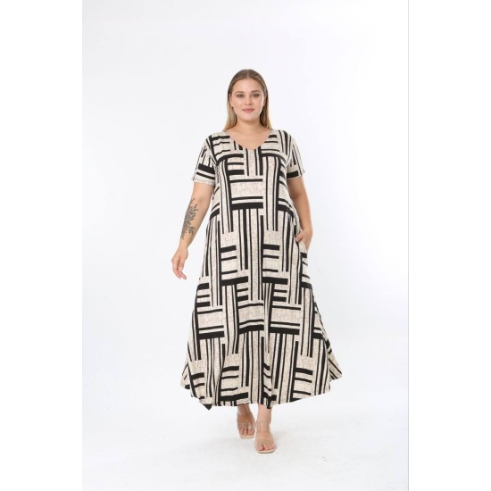 228249 Patterned DRESS