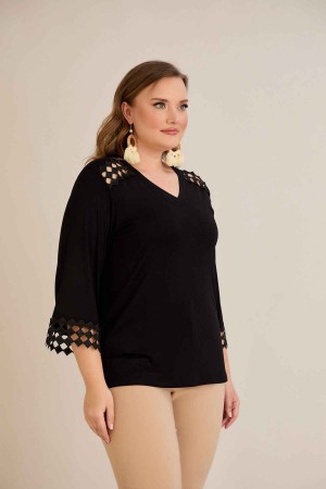 228259 BLACK BLOUSE