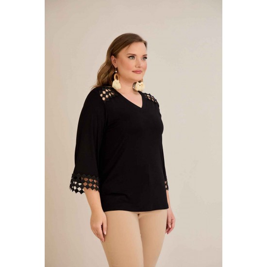 228259 BLACK BLOUSE