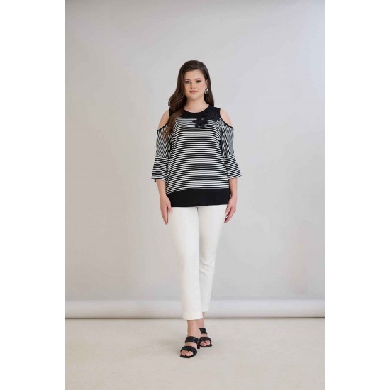 228278 ÇİZGİLİ BLUZ