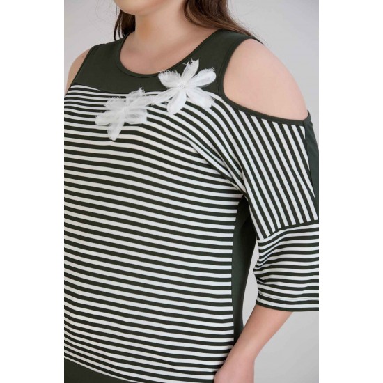 228280 ÇİZGİLİ BLUZ