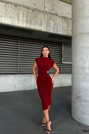 228290 Burgundy "Evening dress"