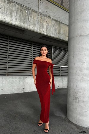 228295 Burgundy "Evening dress"