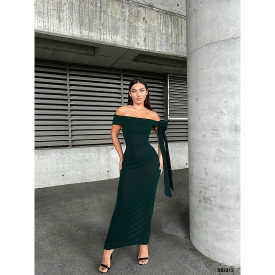 228296 "Emerald green" "Evening dress"