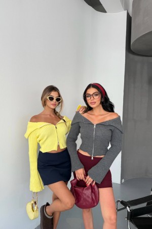 228378 YELLOW CARDIGAN