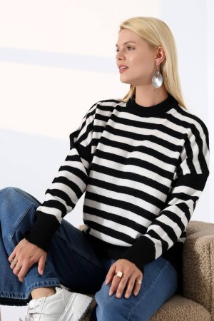 228407 ÇİZGİLİ KAZAK