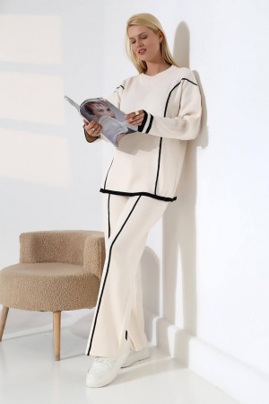 228427 BEYAZ PANTOLON TAKIM