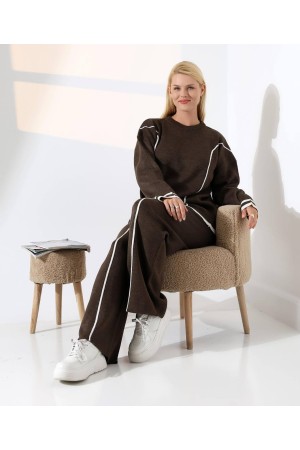 228430 KAHVE PANTOLON TAKIM