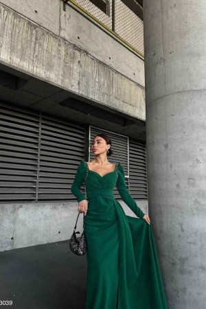 228446 ZÜMRÜT YEŞİL ABİYE