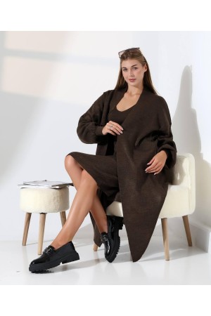 228450 KAHVE ELBİSE