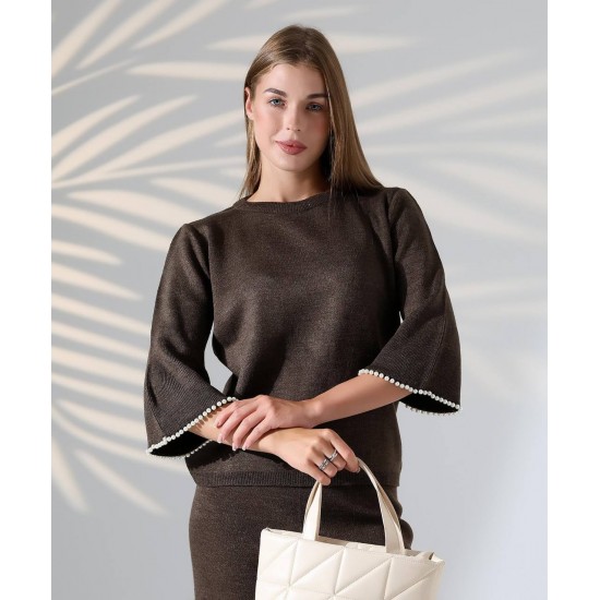 228460 KAHVE PANTOLON TAKIM