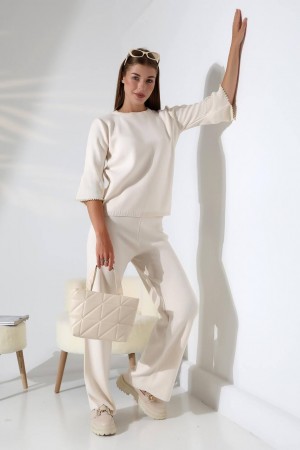 228461 BEYAZ PANTOLON TAKIM