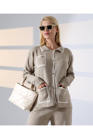 228466 BEJ PANTOLON TAKIM