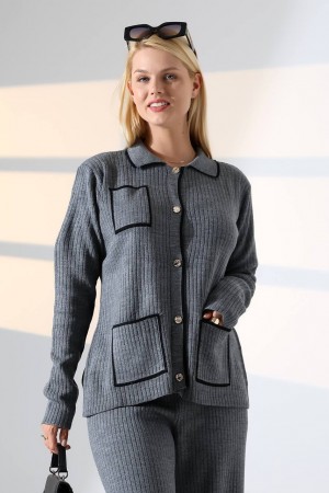 228468 GRİ PANTOLON TAKIM