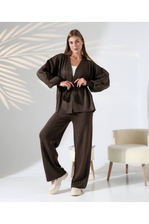 228476 KAHVE PANTOLON TAKIM