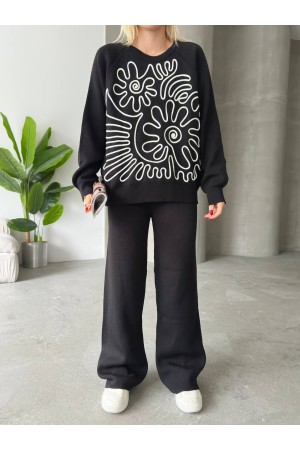 228481 SİYAH PANTOLON TAKIM