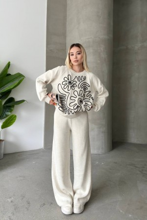 228482 BEYAZ PANTOLON TAKIM