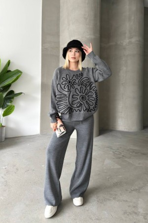 228483 GRİ PANTOLON TAKIM