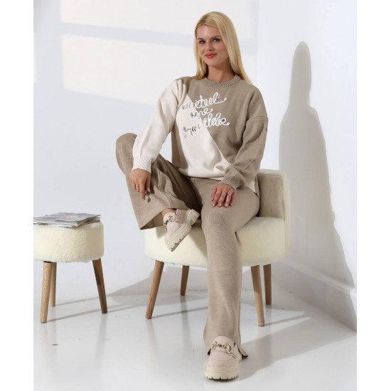 228502 BEJ PANTOLON TAKIM