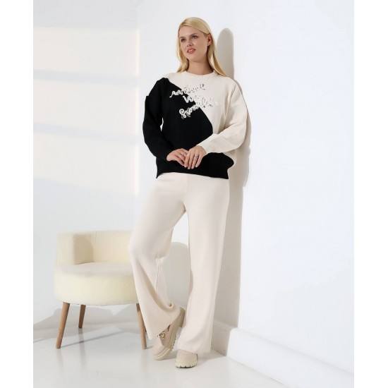 228505 EKRU PANTOLON TAKIM