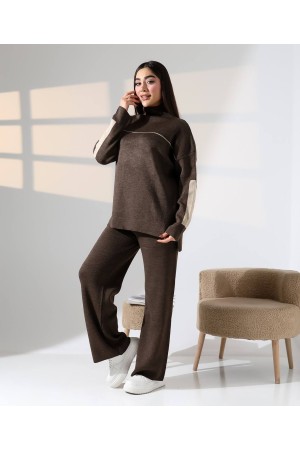 228524 KAHVE PANTOLON TAKIM