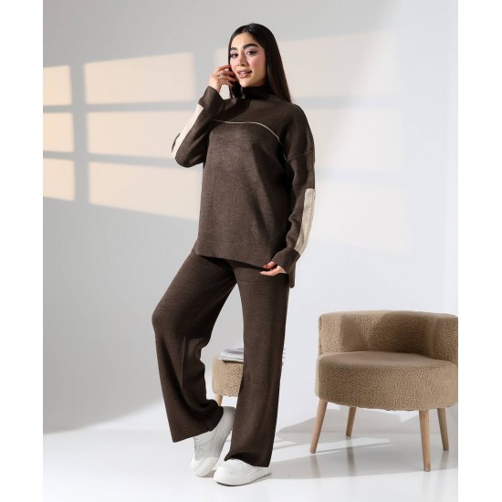 228524 KAHVE PANTOLON TAKIM