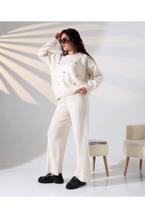 228529 BEYAZ PANTOLON TAKIM