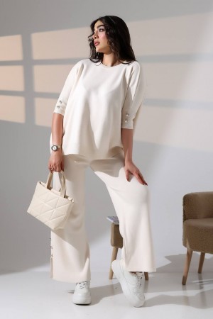 228532 BEYAZ PANTOLON TAKIM