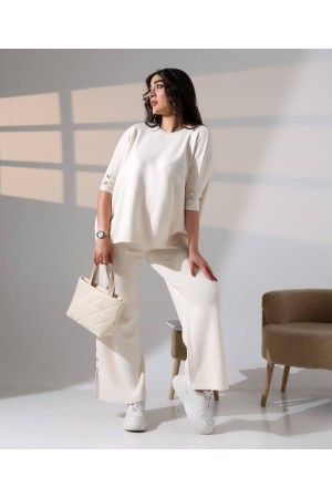 228532 BEYAZ PANTOLON TAKIM