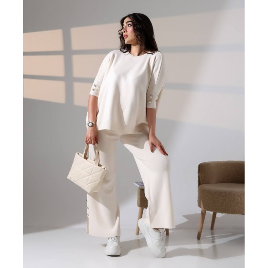 228532 BEYAZ PANTOLON TAKIM