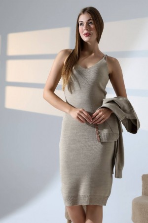 228541 VİZON ELBİSE