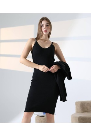 228545 SİYAH ELBİSE