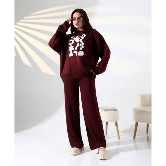 228554 Burgundy Trousers