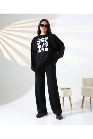 228556 SİYAH PANTOLON TAKIM