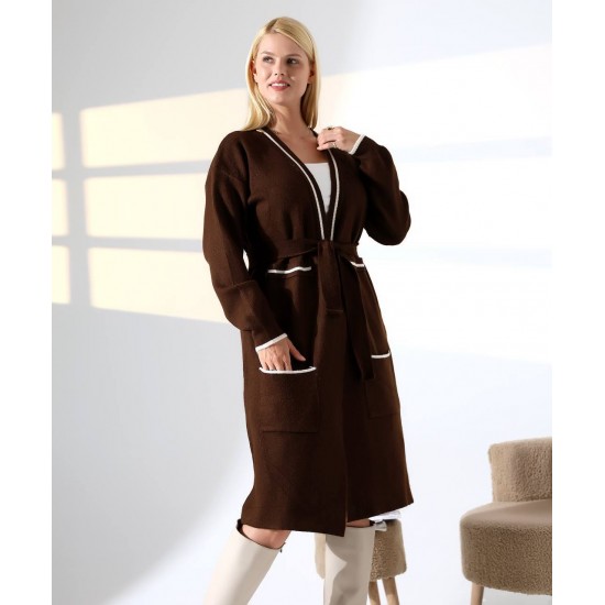 228579 COFFEE CARDIGAN