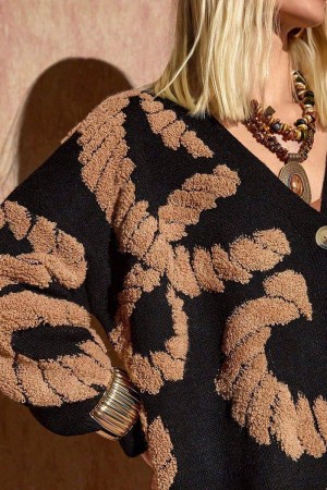 228584 BLACK CARDIGAN