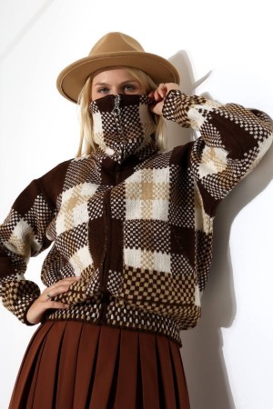 228606 Plaid CARDIGAN