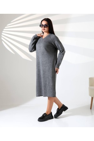 228654 GRİ ELBİSE