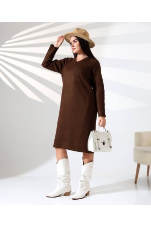 228656 KAHVE ELBİSE